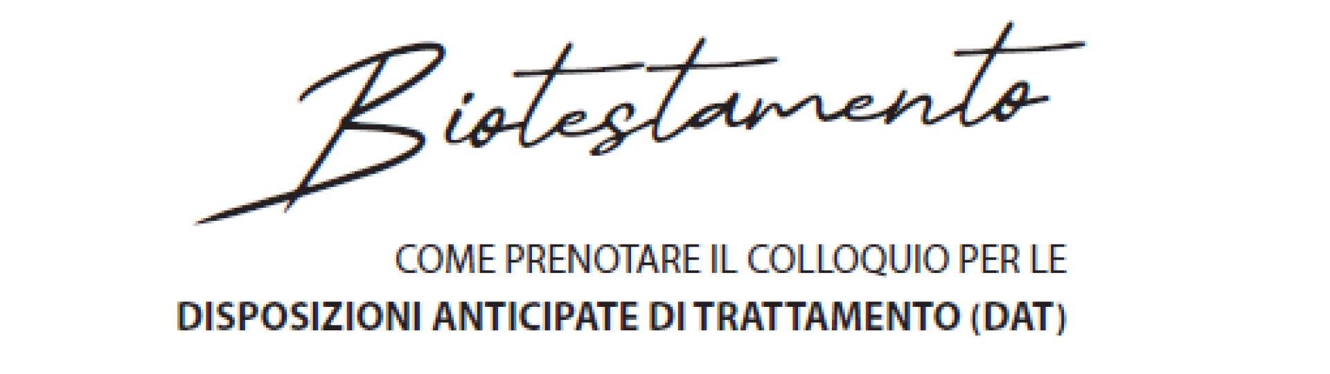 Biotestamento