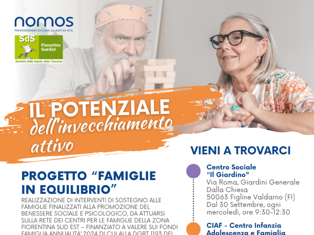 PROGETTO "FAMIGLIE IN EQUILIBRIO"